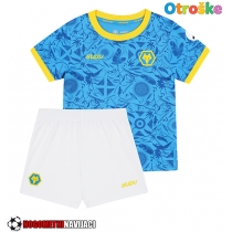 Otroške Nogometnih dresov Wolves Tretji 2025-26 Kratki rokavi (+ hlače)